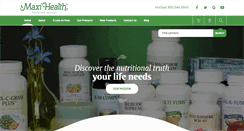 Desktop Screenshot of maxihealth.com